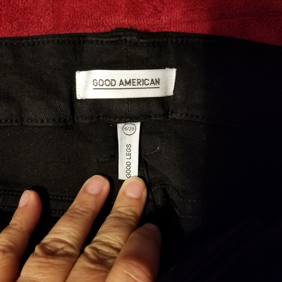 Good American Good Legs Color Black Size 6/28 - Picture 8 of 8